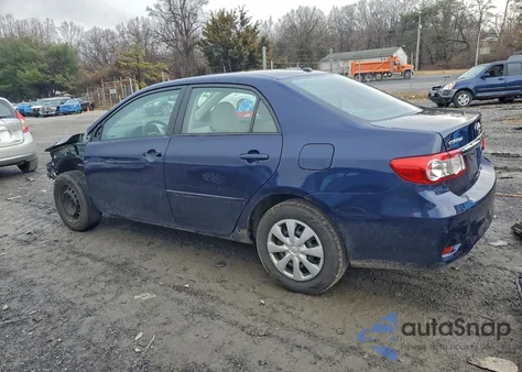 2011 Toyota Corolla Base z USA, uszkodzony, nr VIN 2T1BU4EE6BC690435